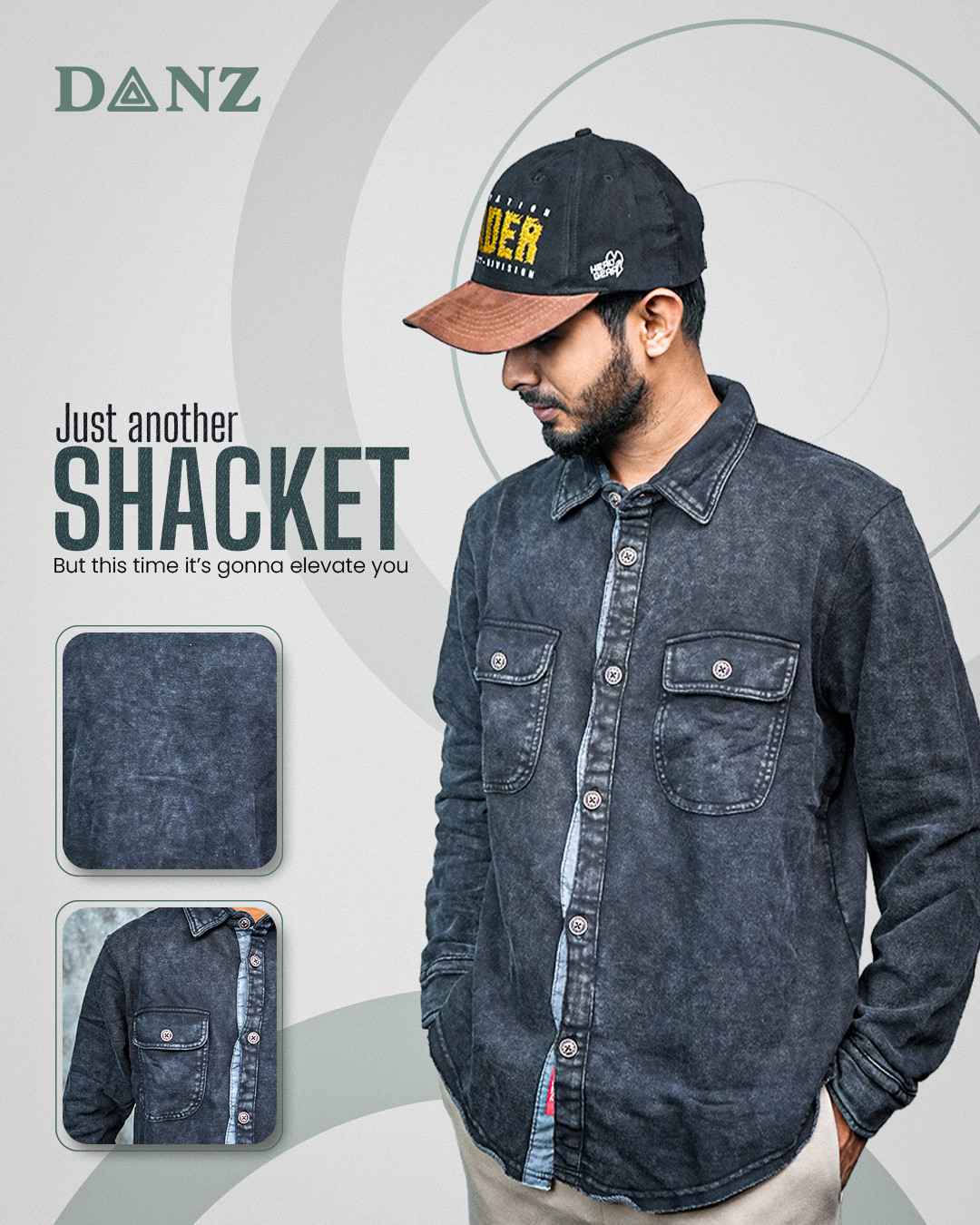 Charcoal Gray Shacket